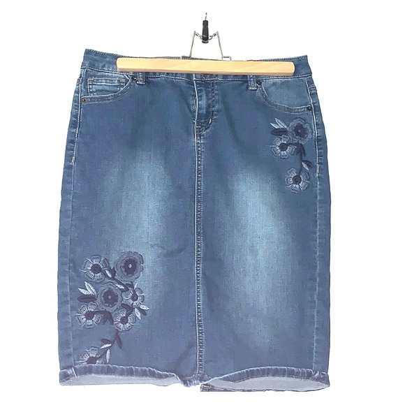 westport denim skirt